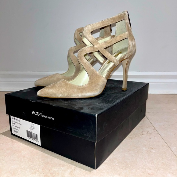 BCBGeneration Suede Heels - Picture 1 of 6